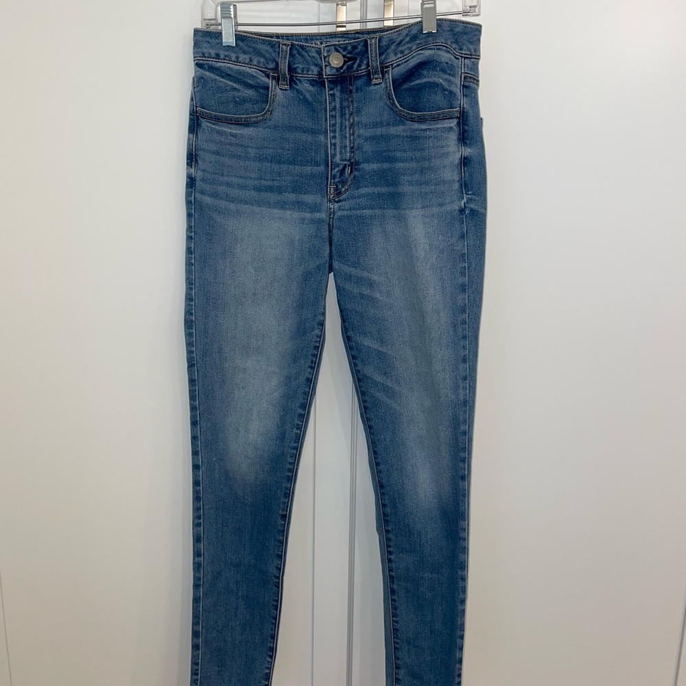 American Eagle Size 8 Regular Hi-Rise Jegging Super Stretch Jeans